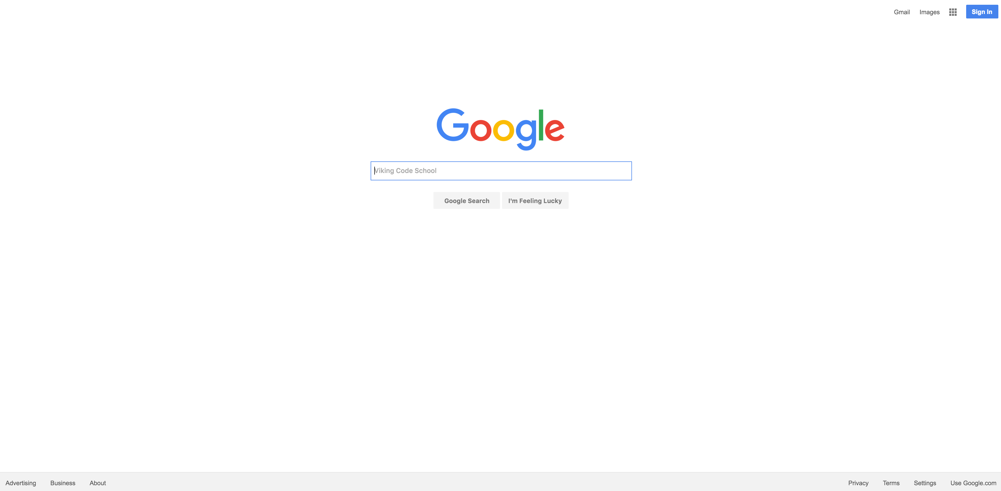 google-homepage